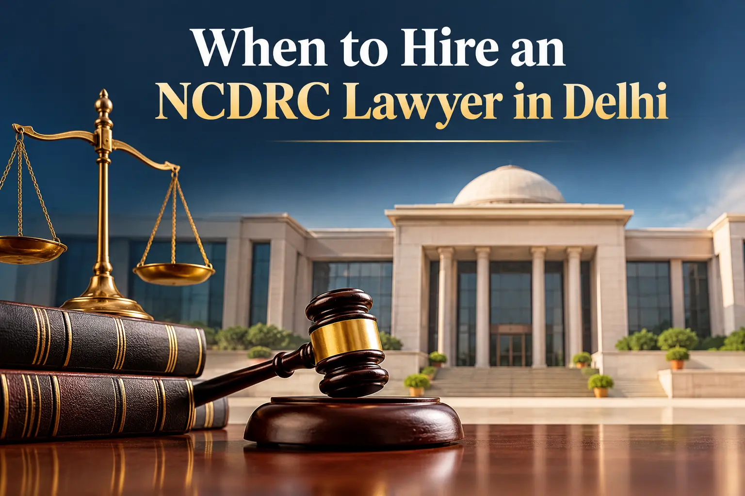 When Should You Hire an NCDRC Lawyer in Delhi?