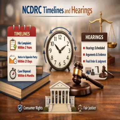NCDRC Timelines and Hearings